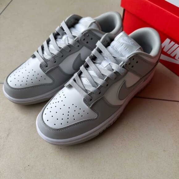 Nike Dunk Low Grey Fog Unisex - Picture 1 of 4